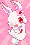 Rating: s
ID: 3475206
Date: 2022-07-29 20:50:43 -0400
Status: active
Score: 14
anthro blush bokeh chibi female frutiger_metro fur hi_res jewelpet jewelry lagomorph legs_up leporid mammal necklace one_eye_closed pink_background rabbit red_eyes ruby_(jewelpet) sanrio sega sega_fave simple_background solo star star_bokeh white_body white_fur wink y2k_(graphic_design) yoyoinoyoshi post #3475206