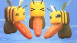 16:9 3d_(artwork) arthropod balls bee bee_(minecraft) big_balls big_penis blender_(artwork) digital_media_(artwork) doctor_fastoss feral genitals group hi_res huge_balls huge_penis hymenopteran insect male microsoft minecraft mojang penis square_(anatomy) trio widescreen xbox_game_studios