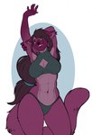 Rating: s
ID: 5536294
Date: 2025-04-28 13:56:28 -0400
Status: active
Score: 46
2025 5_fingers abs anthro big_breasts binturong biped breasts claws clothed clothed_anthro clothed_female clothing countershade_torso countershading digital_media_(artwork) female finger_claws fingers front_view fur hair hi_res long_hair looking_at_viewer mammal mocha-wing navel panties pantsless pantsless_anthro pantsless_female partially_clothed partially_clothed_anthro partially_clothed_female purple_body purple_fur purple_hair purple_tail raised_arm simple_background smile solo standing tail teeth topwear underwear viverrid yellow_eyes post #5536294