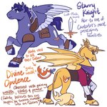 1:1 adopted_(lore) adoptive_sibling_(lore) alternate_species alternate_universe armor bat_pony blonde_hair blue_body blue_fur blue_hair brother_(lore) brothers_(lore) clothed clothed_feral clothing cloven_hooves cutie_mark dio_brando duo equid equine fangs feathered_wings feathers feral feralized fire fur furgonomics furrification hair hasbro hi_res hooves horn jojo's_bizarre_adventure jonathan_joestar male mammal melee_weapon membrane_(anatomy) membranous_wings my_little_pony mythological_creature mythological_equine mythology pegasus ponification regularcitrus satchel sibling_(lore) smile sword tail tail_tuft teeth tuft unicorn_horn weapon wing_armor winged_unicorn wings yellow_body yellow_fur