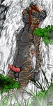 Rating: e
ID: 5607719
Date: 2025-05-29 19:36:12 -0400
Status: active
Score: 3
anthro balls bathing black_body black_fur brown_eyes erection felid fur genitals hair hybrid keeran_stry_(shevron) male mammal orange_stripes pantherine penis red_hair showering solo stripes tiger waterfall ziegelzeig post #5607719