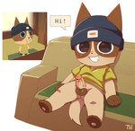 Rating: e
ID: 5186773
Date: 2024-11-16 22:03:14 -0500
Status: active
Score: 156
2024 3_fingers 3_toes anthro artist_name balls beanie biped black_eyes blue_beanie blue_clothing blue_hat blue_headwear bottomless brown_balls brown_body brown_ears brown_fur clothed clothing colored domestic_cat english_text erection feet felid feline felis fingers fur furniture genitals glans gloves_(marking) green_clothing green_shirt green_t-shirt green_topwear greeting greeting_viewer grin hat headgear headwear hi_res leg_markings looking_at_viewer male male_anthro mammal markings multicolored_body multicolored_fur penis pink_glans plantigrade reference_image shaded shirt simple_shading sitting smile socks_(marking) sofa solo t-shirt tail talking_to_viewer tan_body tan_fur tan_penis text toes toony topwear two_tone_body two_tone_fur vein veiny_penis watermark webfishing whitill_fluffy post #5186773