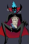 bodily_fluids cum demon demongo genital_fluids genitals humanoid male murai_jack_(character) not_furry penis samurai_jack samurai_jack_(character) solo