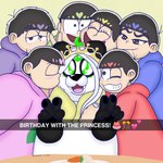Rating: s
ID: 5336127
Date: 2025-01-28 12:39:05 -0500
Status: active
Score: -2
1:1 anthro bear black_body black_fur black_nose blush breasts cake caption carrot_cake choromatsu_matsuno clothed clothing confetti crown dessert digital_drawing_(artwork) digital_media_(artwork) emoji english_text fangs female food fur fur_markings gesture giant_panda green_eyes group hair hand_gesture hand_on_breast headgear heart_symbol human ichimatsu_matsuno interspecies jyushimatsu_matsuno karamatsu_matsuno lunarpanda8686 male male/female mammal markings mika_(lunarpanda8686) mr._osomatsu open_mouth osomatsu_matsuno pawpads round_ears simple_background slightly_chubby smile teeth text todomatsu_matsuno tongue v_sign white_body white_fur white_hair post #5336127