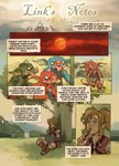 blin_(tloz) blonde_hair blue_eyes bokoblin breath_of_the_wild clothed clothing comic dialogue english_text group hair hi_res horn humanoid humanoid_pointy_ears hylian link male nintendo outside pointy_ears ripushko standing text the_legend_of_zelda