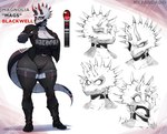 Rating: s
ID: 5579306
Date: 2025-05-17 17:13:22 -0400
Status: active
Score: 38
2024 3_horns angry anthro artist_name belt big_breasts big_tail black_body black_boots black_clothing black_footwear black_jacket black_topwear boots bottomwear breasts ceratopsian choker cleavage clothed clothing countershading curvy_figure dinosaur exclamation_point eyelashes eyes_closed facial_horn female fingers footwear frill_(anatomy) grey_body grey_scales head_crest head_frill hi_res horn jacket jewelry long_tail looking_at_viewer magnolia_blackwell_(wwcs) model_sheet multi_horn multicolored_body multicolored_scales necklace netardado non-mammal_breasts nose_horn ornithischian prehistoric_species red_eyes reptile scales scalie shoes shorts simple_background smile solo surprised_expression tail text thick_thighs topwear triceratops two_tone_body two_tone_scales voluptuous voluptuous_anthro voluptuous_female watermark what_words_can't_say white_body white_countershading wide_hipped_anthro wide_hipped_female wide_hips post #5579306