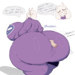 Rating: q
ID: 5589299
Date: 2025-05-21 20:51:14 -0400
Status: active
Score: 74
1:1 anthro big_breasts big_butt bodily_fluids boss_monster_(undertale) bovid breasts butt caprine clothing disembodied_hand ellipsis english_text eyes_closed female goat hi_res horn huge_breasts huge_butt huge_hips huge_thighs hyper hyper_butt mammal moonraige onomatopoeia question_mark robe scratching smile solo sound_effects speech_bubble sweat sweatdrop text thick_thighs toriel undertale_(series) white_body wide_hips post #5589299