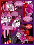 2019 absurd_res amy_rose anthro assisted_exposure bottomwear bottomwear_down breech_loader clothed clothing comic detailed_background duo echidna english_text eulipotyphlan female fur green_eyes handwear hedgehog hi_res knuckles_the_echidna male mammal monotreme pants pants_down partially_clothed purple_eyes sega sonic_the_hedgehog_(series) text toso violence