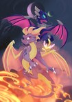 Rating: s
ID: 4002677
Date: 2023-04-19 18:08:35 -0400
Status: active
Score: 93
2022 activision arthropod blue_eyes claws cynder dragon dragonfly european_mythology female feral fire flying group hi_res horn insect jaiette male membrane_(anatomy) membranous_wings moon mythological_creature mythological_scalie mythology night pronounced_browridge purple_body purple_eyes purple_scales quadruped scales scalie signature sparx spikes spikes_(anatomy) spyro spyro_the_dragon tail trio western_dragon white_claws wings post #4002677
