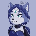 Rating: s
ID: 4776299
Date: 2024-05-11 10:34:26 -0400
Status: active
Score: 30
1:1 2024 anthro blue_body blue_fur blue_hair bodysuit canid canine circlet clothing eyebrows eyelashes female fox fur green_eyes hair hi_res krystal_(star_fox) mammal missmccloud nintendo portrait short_hair skinsuit solo star_fox tight_clothing wavy_mouth white_body white_fur post #4776299