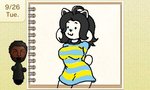 5:3 aliasing anthro digital_media_(artwork) female hair kingjion low_res mammal mii swapnote_(artwork) swapnote_(copyright) tem temmie_(undertale) undertale undertale_(series) white_body