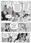 anthro anthrofied clothing comic dialogue dragon english_text equid equine female friendship_is_magic gesture hasbro hi_res horn humanoid_hands male mammal monochrome my_little_pony mythological_creature mythological_equine mythological_scalie mythology pajamas pia-sama pinkie_pie_(mlp) rainbow_dash_(mlp) scalie spike_(mlp) text twilight_sparkle_(mlp) unicorn url