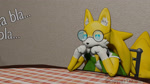 16:9 3d_(artwork) animated anthro big_breasts blender_(artwork) bouncing_breasts breast_drop breasts canid canine cleavage clothed clothing copycatthemarten dialogue digital_media_(artwork) english_text eyewear fair_argument_(meme) female fiammella_(copycatthemarten) fox fur furniture glasses hi_res huge_breasts mammal meme no_sound short_playtime smile smirk solo table text webm widescreen wobble wobbling yellow_body yellow_fur