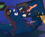 Rating: e
ID: 5047492
Date: 2024-09-13 10:22:09 -0400
Status: active
Score: 634
2d_animation animated anthro anthro_on_feral anthro_penetrated anus bed bedroom bestiality bestiality_kiss blue_body bodily_fluids ciello_(jurassicscales) claws collar cozy crossgender deep_kiss deep_tongue dinosaur dominant dominant_feral dragon dromaeosaurid duo feathers feet female female_penetrated feral french_kissing from_front_position furniture genital_fluids genitals grabbing_head hand_on_cheek hi_res horn horn_grab inside kissing knot knotted_penis loop lying male male/female male_on_feral male_penetrating male_penetrating_female missionary_position motion_tweening mythological_creature mythological_scalie mythology night no_sound on_back on_bed penetration penile penile_penetration penis penis_in_pussy pillow prehistoric_species reptile scalie sex short_playtime shtoltz_(artist) tail teeth theropod tongue tongue_out vaginal vaginal_fluids vaginal_penetration webm yellow_eyes post #5047492