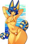 Rating: s
ID: 5558931
Date: 2025-05-08 22:42:22 -0400
Status: active
Score: 97
absurd_res animal_crossing ankha_(animal_crossing) anthro armlet bikini blue_hair breasts choker clothing collarbone domestic_cat eyebrow_through_hair eyebrows eyelashes felid feline felis female fredek666 glistening glistening_bikini glistening_clothing glistening_swimwear gold_(metal) gold_bikini gold_choker gold_jewelry gold_necklace golden_week hair hands_behind_head hi_res jewelry mammal navel necklace nintendo side-tie_bikini small_breasts solo sparkles string_bikini swimwear thick_thighs translucent translucent_hair two-piece_swimsuit uraeus whiskers yellow_body post #5558931