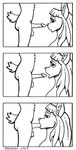 anthro balls comic dogwash duo faceless_character faceless_male fellatio female genitals lagomorph leporid looking_at_another looking_at_genitalia looking_at_partner looking_at_penis male male/female mammal monochrome oral pen penile penis rabbit sex short_tail tail traditional_media_(artwork)