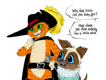 Rating: s
ID: 5764831
Date: 2025-08-08 13:40:42 -0400
Status: active
Score: 10
anthro belt blue_eyes boots brown_body brown_fur canid canine canis cape chihuahua clothing dialogue domestic_cat domestic_dog dreamworks duo eyeliner fangs felid feline felis feral footwear fur fuzzy green_eyes hand_on_hip hat headgear headwear jorongbak looking_at_another makeup male mammal meme open_mouth open_smile orange_body orange_fur perrito_(puss_in_boots) puss_in_boots_(dreamworks) puss_in_boots_(franchise) question shoes shy simple_background size_difference smile speech_bubble standing sweater tabby_cat tail teeth text topwear toy_dog whiskers white_background why_does_serizawa_call_you_babygirl post #5764831