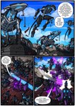 absurd_res cloud comic dialogue english_text hi_res in_our_shadow kitfox-crimson machine mecha outside text zero_pictured