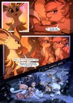 2019 5_tails 9tales_comic absurd_res alolan_form alolan_persian blue_eyes blush bodily_fluids brown_body brown_eyes brown_fur caught_in_the_act clitoris cloven_hooves comic dean_(9tales) deer dialogue digital_media_(artwork) digitigrade eeveelution english_text erin_(9tales) fallie_(9tales) fan_character fangs felicity_(9tales) felid feline female female/female feral feral_on_feral fur generation_1_pokemon generation_4_pokemon generation_5_pokemon generation_7_pokemon genital_fluids genitals group hi_res hioshiru hooves horn humanoid_genitalia humanoid_genitalia_on_feral humanoid_pussy humanoid_pussy_on_feral kejifox kitchen leafeon male mammal multi_tail nintendo open_mouth pawpads pex_(9tales) pink_pawpads pokemon pokemon_(species) pussy pussy_juice_on_tongue pussy_juice_string quadruped regional_form_(pokemon) sawsbuck speech_bubble surprise tail teeth text tongue tongue_out unguligrade vaginal_fluids vulpix winter_sawsbuck