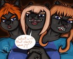Rating: s
ID: 5056569
Date: 2024-09-17 12:56:18 -0400
Status: active
Score: 2
2024 3_heads 5:4 5_fingers anthro artist_logo asking_viewer bangs barbell_piercing bared_fangs bared_teeth black_background black_nose blue_clothing blue_eyes blue_shirt blue_t-shirt blue_topwear bust_portrait canid canid_demon canine cerbelle_trimaktikos cerberus claws clothed clothed_anthro clothed_female clothing colored cracking_knuckles demon digital_drawing_(artwork) digital_media_(artwork) ear_piercing european_mythology facial_scar fangs female female_anthro finger_claws fingers front_view frown frowning_at_viewer furrowed_brow greek_mythology hair head_tilt hellhound hi_res industrial_piercing intimidation light lighting lips logo long_hair looking_at_viewer mammal medium_hair multi_head mythological_canine mythological_creature mythology notched_ear orange_claws orange_hair piercing pink_scar pink_tongue portrait question red_lips scar shaded shirt short_hair simple_background skywater smile smiling_at_viewer solo t-shirt talking_to_viewer teeth tongue topwear wavy_hair whiskers post #5056569
