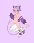 2023 4:5 absurd_res animal_ears anthro anthrofied armband bangle bedroom_eyes blue_inner_ear blush boots breasts clothing digital_drawing_(artwork) digital_media_(artwork) eeveelution espeon eye_markings eyeliner female footwear forehead_gem forked_tail full-length_portrait gem generation_2_pokemon gold_(metal) gold_jewelry hair hi_res high_heeled_boots high_heels humanoid jewelry legwear makeup markings mxntylewds narrowed_eyes navel nintendo pokemon pokemon_(species) portrait purple_eyes purple_hair raised_leg seductive shaded shoes shoulderless_topwear simple_background small_waist smile smiling_at_viewer solo tail thigh_highs thin_tail unusual_anatomy unusual_tail