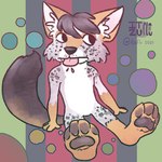 1:1 2021 4_fingers 4_toes anthro black-backed_jackal black_body black_fur black_nose black_outline blep brown_body brown_fur bubble canid canine canis cheek_tuft chibi colored digital_media_(artwork) digital_painting_(artwork) facial_tuft feet fingers full-length_portrait fur hair itzurhyka_durtti_(artist) jackal joke_pride_colors lgbt_pride looking_aside male mammal markings meme moura_(king_pangolin) multicolored_body multicolored_fur multicolored_outline no_thoughts_head_empty outline paws portrait pride_colors signature solo spots spotted_body spotted_fur tan_body tan_fur tax_evasion_colors tax_fraud text toes tongue tongue_out tuft tufted_ears white_body white_fur