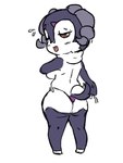 Rating: q
ID: 5181407
Date: 2024-11-14 09:14:19 -0500
Status: active
Score: 14
anthro beady_eyes big_butt blush blush_lines breasts brown_eyes butt clothed clothing eyelashes female fur generation_8_pokemon grey_horn hooves horn indeedee lecanoscoptical looking_at_viewer looking_back looking_back_at_viewer mostly_nude nintendo one_eye_closed open_mouth pokemon pokemon_(species) purple_body purple_fur rear_view short_stack simple_background solo thick_thighs topless white_background white_body white_fur wide_hips wink winking_at_viewer post #5181407