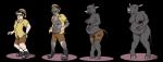 anthro base_one_layout basic_sequence big_breasts black_nipples breasts eyewear female four_frame_image four_frame_sequence gender_transformation genitals glasses human human_to_anthro linear_sequence male mammal mtf_transformation naughtygryph nipples nude one_row_layout poaching pregnant pregnant_transformation pussy rapid_pregnancy rhinoceros sequence solo species_transformation standing surprise transformation transformation_sequence