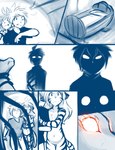 2021 adobe_photoshop_(artwork) anthro arm_grab blue_and_white breasts casual_nudity chest_tuft clothed clothing comic conditional_dnp crib detritus_(twokinds) digital_media_(artwork) featureless_crotch felid female flora_(twokinds) fur glowing glowing_eyes group guardian_(twokinds) hair human interspecies jewish_mythology keidran magic male mammal monochrome monster mythological_creature mythological_golem mythology navel nude pantherine pregnant pregnant_anthro pregnant_female reptile scalie simple_background sketch striped_body striped_fur stripes tiger tom_fischbach trace_legacy tuft twokinds white_background