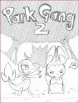 ambiguous_gender annoyed black_and_white chibi comic cover cover_art cover_page cross-popping_vein duo emolga english_text eyes_closed feral generation_1_pokemon generation_5_pokemon graphite_(artwork) grass half-closed_eyes harumi hi_res imminent_rape mammal membrane_(anatomy) monochrome narrowed_eyes nidoking nintendo open_mouth outside patagium plant pokemon pokemon_(species) reptile rodent scalie sciurid snivy text tongue traditional_media_(artwork) tree vein young