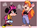 Rating: s
ID: 4969517
Date: 2024-08-07 08:42:52 -0400
Status: active
Score: 40
accessory anthro barefoot bent_over blonde_hair blush blush_stickers bodily_fluids border bottomwear bow_ribbon breasts chip_'n_dale_rescue_rangers cleavage clothed clothing disney duo eyewear eyewear_on_head feet female fist footwear frustrated full-length_portrait gadget_hackwrench gloves goggles goggles_on_head hair hair_accessory hair_bow hair_ribbon halter_top hands_behind_head handwear hi_res house_mouse jealous mammal mbwillie midriff minnie_mouse mouse murid murine open_mouth portrait pouting ribbons rodent shoes simple_background skirt sweat sweater topwear white_border post #4969517