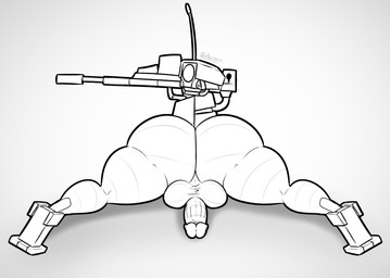 Rating: e
ID: 4386337
Date: 2023-10-31 19:32:04 -0400
Status: active
Score: 84
1_eye 2023 animate_inanimate antennae_(anatomy) balls big_butt biped butt digital_drawing_(artwork) digital_media_(artwork) erection featureless_feet feet genitals gun head_cannon hi_res humanoid humanoid_genitalia humanoid_penis living_gun living_machine living_ranged_weapon living_weapon looking_at_viewer looking_back machine male monochrome new_blood_interactive notherneon penis perineum presenting presenting_hindquarters ranged_weapon robot sentry_(ultrakill) simple_background solo thick_thighs ultrakill weapon white_background post #4386337