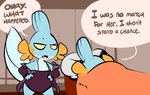 Rating: s
ID: 5396580
Date: 2025-02-25 08:56:06 -0500
Status: active
Score: 28
1upgobbo 2025 anthro bed bedding blanket blue_body brother_(lore) brother_and_sister_(lore) cheek_fins clothing dialogue duo english_text face_in_pillow female fin freckles furniture generation_3_pokemon hands_on_hips jacket lying male markings mudkip nah_(1upgobbo) nintendo noh_(1upgobbo) on_front pillow pokemon pokemon_(species) shirt sibling_(lore) sister_(lore) spots spotted_body sulking tail tail_fin tank_top text topwear post #5396580