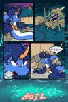 Rating: s
ID: 5537289
Date: 2025-04-29 02:16:16 -0400
Status: active
Score: 26
2025 2:3 5_panel_comic absurd_res ambiguous_gender black_text blue_body blue_fur blue_hair blue_wings boiling_water cloud comic couatl dialogue electricity ellipsis english_text eyebrows eyelashes fangs feathered_scalie feathered_snake feathered_wings feathers feral fur hair hi_res long_hair lying machine motion_lines on_front on_ground one_eye_closed open_mouth orb page_number red_eyes renbrand reptile rock scales scalie sky snake solo sound_effects speech_bubble talking_to_self teeth text thunder toony virmir water white_sclera wings wire post #5537289
