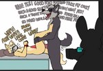 2023 3_toes anal anal_penetration animal_genitalia animal_penis anthro anthro_on_anthro anthro_penetrated anthro_penetrating anthro_penetrating_anthro bareback bdsm bed begging_for_help being_watched belly black_border black_nose bondage border bound canid canine canine_genitalia canine_penis canis caught degradation dialogue digital_media_(artwork) dirty_talk dominant dominant_male duo_focus electroshock_weapon english_text erection eye_patch eyewear faceless_character feet flat_colors forced forced_anal fox fox_mccloud from_front_position fur furniture gag gagged genitals grey_body grey_fur group hand_on_leg hare hi_res interspecies jockstrap_on_face knot lagomorph leporid looking_at_another lying male male/male male_penetrated male_penetrating male_penetrating_male mammal motion_lines muffled_screaming nintendo nude on_back on_bed open_mouth penetration penile penile_penetration penis penis_in_ass pillow pink_penis plantigrade praise profanity questionable_consent raised_tail red_penis sex shadow sharp_teeth side_view simple_background slim_dom slim_male slim_sub smallsavant standing star_fox stun_gun submissive submissive_male table_lotus_position tail tan_belly tape tape_gag teeth teeth_showing text thrusting toes tongue trio vowelless vowelless_vocalization weapon white_background wide_eyed wolf wolf_o'donnell wrists_tied yellow_body yellow_fur