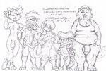 2023 accessory anthro balls bisexual black_and_white blep breasts cleo_catillac clothing domestic_cat felid feline felis female flustered genitals gesture group hand_gesture headband heathcliff_and_the_catillac_cats hector_(catillac_cats) humanoid_genitalia humanoid_penis leg_warmers legwear male male/female male/male mammal monochrome mungo necktie nipples one_eye_closed overweight overweight_anthro overweight_male penis riff-raff scarf sex shirt sketch tail tail_around_penis tail_fetish tail_play tail_sex tailjob tank_top thebigmansini tongue tongue_out topwear traditional_media_(artwork) v_sign wink wordsworth