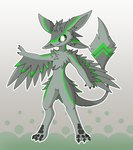 2022 3_fingers 3_toes 4_ears aaron_(avali) absurd_res anthro avali avian biped black_claws black_outline black_scutes chest_tuft claws countershade_feathers countershading digital_media_(artwork) digitigrade feathered_wings feathers featureless_crotch feet fingers full-length_portrait green_background green_body green_eyes green_feathers green_sclera green_stripes green_tail_feathers grey_arms grey_background grey_body grey_chest grey_ears grey_feathers grey_feet grey_hands grey_head grey_inner_ear grey_legs grey_neck grey_tail grey_tail_feathers grey_tail_tuft grey_toes grey_torso grey_wings hi_res long_ears male male_(lore) male_anthro multi_ear multicolored_body multicolored_feathers mutsomuno nude nude_anthro nude_male outer_highlight outline portrait scutes simple_background slim solo standing stripes tail tail_feathers tail_tuft toes tuft two_tone_body two_tone_feathers white_background white_outline winged_arms wings