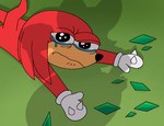 2022 acstlu anthro apu_apustaja apu_spills_his_nuggies bodily_fluids chaos_emerald clothing crying digital_media_(artwork) duo echidna frown gem gloves gloves_only grass handwear handwear_only knuckles_the_echidna looking_at_viewer lying male mammal meme monotreme mostly_nude offscreen_character on_front plant reaction_image rouge_the_bat sad sega shadow shattered simple_background solo sonic_the_hedgehog_(series) tears upset