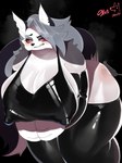 Rating: q
ID: 4986924
Date: 2024-08-15 00:18:45 -0400
Status: active
Score: 163
2024 3:4 absurd_res anthro arm_warmers armwear big_breasts big_butt black_arm_warmers black_armwear black_clothing black_latex black_legwear black_nose black_thigh_highs black_topwear breasts butt butt_slap canid canid_demon canine canis clothing curvy_figure cyan_asdf demon ear_piercing ear_ring erect_nipples eyebrows eyelashes female fur hair hellhound helluva_boss hi_res huge_breasts huge_butt huge_thighs hyper hyper_breasts hyper_butt latex latex_arm_warmers latex_armwear latex_clothing latex_legwear latex_stockings latex_thigh_highs latex_topwear legwear loona_(helluva_boss) mammal mythological_canine mythological_creature mythology nipples obese obese_female overweight overweight_female piercing red_sclera ring_piercing signature simple_background slap snout solo spanking spanking_paddle stockings thick_thighs thigh_highs topwear white_body white_eyes white_fur wide_hips post #4986924