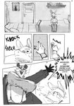 american_opossum anthro asinus big_breasts breasts comic desamistesae_fafratarello_flumendo_styx dialogue donkey duo english_text equid equine eyewear female glasses greyscale hi_res male male/female mammal marsupial monochrome nipple_piercing nipples piercing prostitution slightly_chubby smashmat text thick_thighs