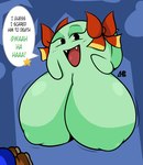 Rating: q
ID: 5519422
Date: 2025-04-21 04:34:03 -0400
Status: active
Score: 24
2024 absurd_res ambiguous_gender areola_outline big_breasts black_eyes black_text boo_(mario) bottomwear bow_ribbon breasts clothing dialogue duo english_text exclamation_point eyebrows eyelashes eyeshadow female floating footwear ghost green_eyeshadow green_text hi_res huge_breasts hyper hyper_breasts lady_bow luanctoons makeup mario mario_bros mostly_offscreen_character nintendo open_mouth open_smile pants paper_mario sharp_teeth shoes smile solo_focus spirit teeth text tongue post #5519422
