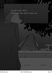 2024 ambiguous_gender anthro artist_name black_and_white clothed clothing comic digital_drawing_(artwork) digital_media_(artwork) english_text fur greyscale hi_res hoodie koffeecake leaf mammal monochrome night pier plant road shaded sidewalk silhouette simple_background solo text topwear tree