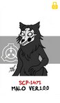 2021 5_fingers anthro biped black_body black_ears black_fur black_tail black_text bone canid canine canis colored curvy_figure dated digital_drawing_(artwork) digital_media_(artwork) empty_eyes english_text fangs female fingers fur hair hi_res hourglass_figure lock_symbol malo malo_1.0 mammal red_text scp-1471 scp-1471-a scp_foundation sharp_teeth signature simple_background skull skull_head solo standing tail teeth text white_background white_eyes wolf yellow_lock_symbol zal-cryptid