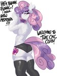 Rating: q
ID: 5574068
Date: 2025-05-15 13:21:41 -0400
Status: active
Score: 23
2025 absurd_res aged_up anthro anthrofied big_breasts breasts butt clothed clothing cutie_mark dialogue english_text equid equine female fingers flutterthrash friendship_is_magic green_eyes hair hasbro hi_res horn legwear long_hair looking_back mammal multicolored_hair my_little_pony mythological_creature mythological_equine mythology narrowed_eyes panties pink_hair pink_tail portrait purple_hair purple_tail simple_background solo standing stockings sweetie_belle_(mlp) tail text thigh_highs three-quarter_portrait topless two_tone_hair two_tone_tail underwear unicorn white_background white_body post #5574068