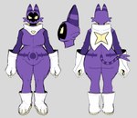 Rating: s
ID: 5544895
Date: 2025-05-02 21:34:18 -0400
Status: active
Score: 22
2025 alien anthro big_breasts big_butt boots breasts butt claws clip_studio_paint_(artwork) clothing crispyattucks digital_media_(artwork) empty_eyes eye_scar facial_scar felid feline female finger_claws fingers footwear gloves grey_background handwear hi_res mammal model_sheet mouthless musha_(crispyattucks) purple_body purple_jumpsuit scar shadow_face shoes simple_background solo standing tail thick_thighs white_boots white_clothing white_footwear white_gloves white_handwear wide_hips yellow_eyes post #5544895