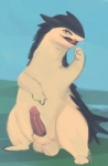 Rating: e
ID: 704818
Date: 2015-08-08 08:21:10 -0400
Status: active
Score: 55
2015 animal_genitalia balls erection feral fur generation_2_pokemon genitals gesture hand_gesture looking_at_viewer male mammal mustelid nintendo open_mouth penis pointing pointing_at_penis pointing_at_self pointing_down pokemon pokemon_(species) simple_background smile solo sprout standing teeth tongue tongue_out typhlosion post #704818
