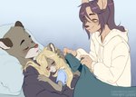 Rating: s
ID: 5591759
Date: 2025-05-22 22:16:45 -0400
Status: active
Score: 95
absurd_res age_difference anthro bedding black_clothing black_topwear blanket blue_clothing blue_topwear blush child clothed clothing cougar daughter_(lore) eyes_closed father_(lore) father_and_child_(lore) father_and_daughter_(lore) felid feline female fingers fur group hair head_on_pillow hi_res hoodie hug larger_male light_(lightlion) male mammal midnightgospel parent_(lore) parent_and_child_(lore) parent_and_daughter_(lore) pillow sierra_(pumapaws) size_difference sleeping smaller_female theo_(pumapaws) topwear trio young young_anthro young_female post #5591759