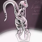 1:1 2022 5_fingers absurd_res albino anthro anus_outline arm_tattoo back_tattoo bedroom_eyes big_butt big_tail black_clothing blush butt camel_toe clitoris_outline clothing crusch_lulu cute_fangs dancing dated detailed_background digital_drawing_(artwork) digital_media_(artwork) digitigrade english_text eyelashes feet female fingers flat_chested genital_outline glistening hand_on_butt hi_res humanoid_hands inside kinktober knock-kneed krita_(artwork) leaning leaning_forward leg_tattoo light lighting lizard lizardman lizardman_(overlord) long_neck long_tail looking_at_viewer looking_back looking_back_at_viewer narrowed_eyes neck_tattoo orange_tattoo overlord_(series) pole pole_dancing pussy_outline pussy_tape raised_arm raised_tail rear_view red_eyes reptile scales scalie seductive shaded signature smile smiling_at_viewer snout soft_shading solo spe spotlight spread_butt spreading standing stripper_pole tail tail_dimple tail_tattoo tape tape_clothing tapering_tail tattoo text thick_tail thick_thighs thigh_tattoo toes tribal tribal_tattoo white_body white_scales white_skin white_tail