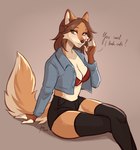Rating: s
ID: 4816270
Date: 2024-05-30 02:31:12 -0400
Status: active
Score: 88
2024 5_fingers absurd_res anthro asking_viewer black_bottomwear black_clothing black_legwear black_nose blush bottomwear bra breasts brown_hair canid canine cheek_tuft cleavage clothed clothing countershade_face countershade_fur countershade_torso countershading crossed_legs dialogue digital_media_(artwork) english_text eyebrow_through_hair eyebrows eyelashes facial_tuft female fingerless_(marking) fingers fluffy fluffy_tail fox fur fuvi green_eyes hair hi_res hotpants legs_together legwear looking_at_viewer mammal midriff nadia_(fuvi) open_clothing open_topwear orange_body orange_fur red_bra red_clothing red_underwear seductive shorts simple_background sitting slim solo tail talking_to_viewer text topwear translucent translucent_hair tuft underwear post #4816270