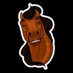 1:1 2021 alpha_channel amber18db ambiguous_gender brown_body brown_hair brown_mane digital_media_(artwork) dolero equid equine eyebrows eyes_closed feral flehmen_response hair headshot_portrait horse low_res mammal mane open_mouth portrait simple_background solo teeth